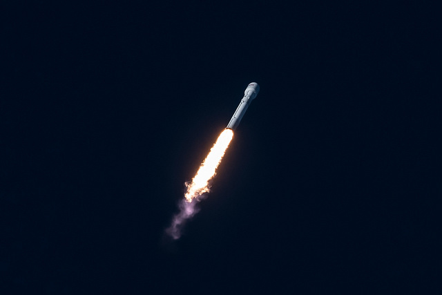 Falcon 9 Rocket In Flight, File Photo Courtesy SpaceX