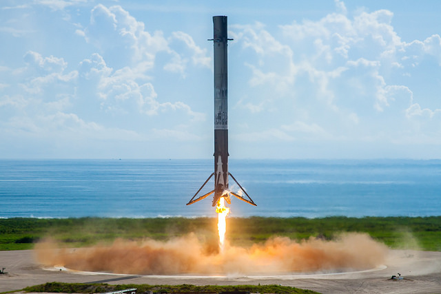 Falcon 9 Booster Landing, File Photo Courtesy SpaceX