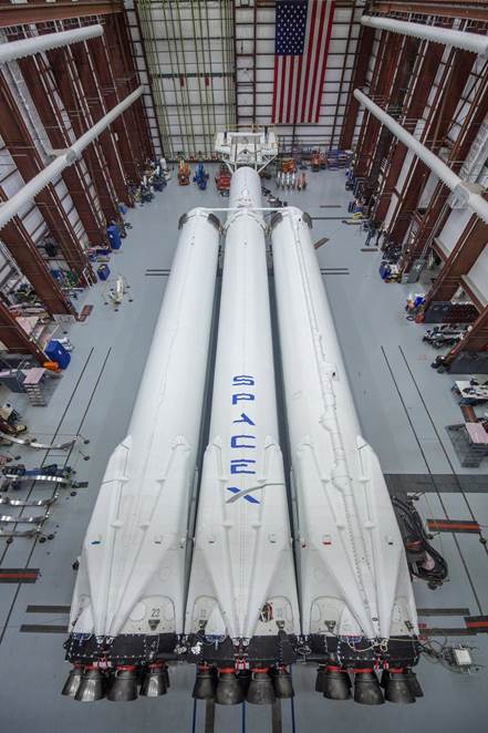 Falcon Heavy Rocket, Photo Courtesy SpaceX