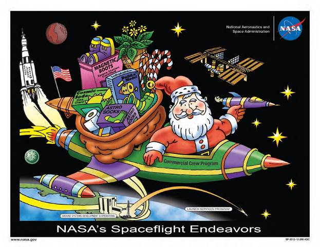 Santa Claus In Space, File Photo Courtesy NASA
