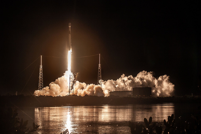 Falcon 9 Launches Telstar-18  Vantage Satellite, Photo Courtesy SpaceX
