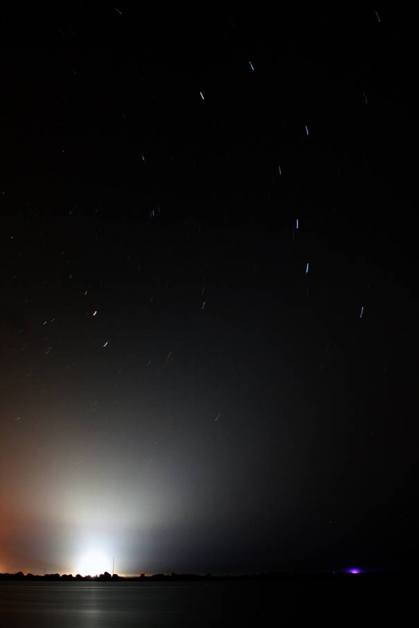 Falcon 9 On Launch Pad 40, Photo Courtesy Carleton Bailie Spaceline