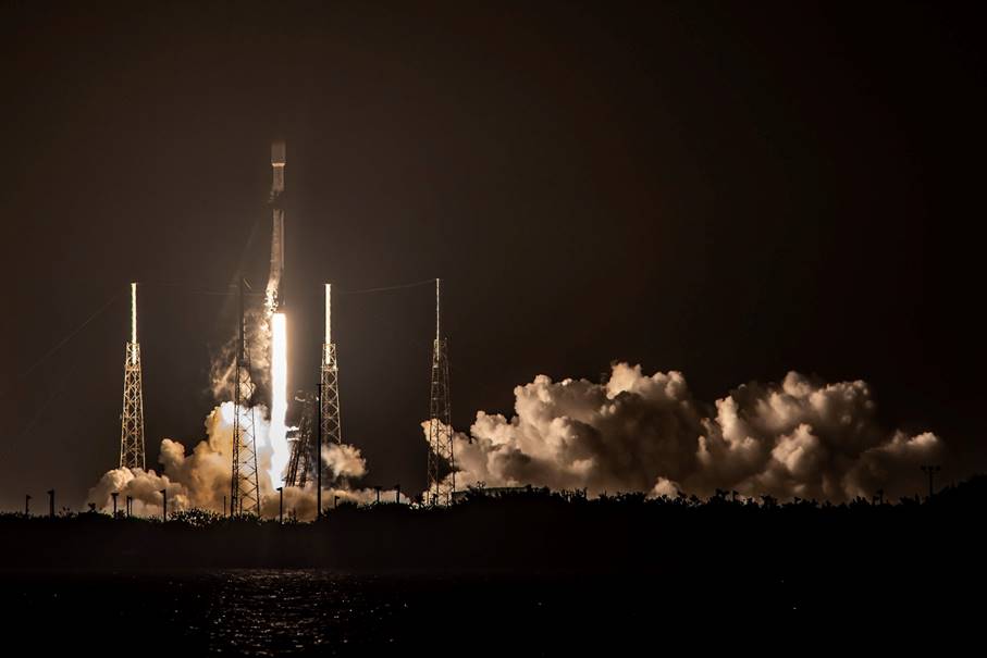 Falcon 9 Starlink V1.0-L15 Launch, Photo Courtesy SpaceX
