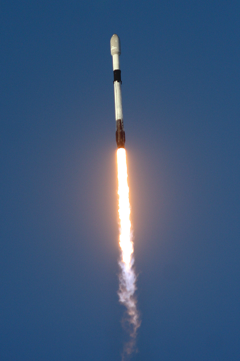 Falcon 9 Starlink V1.0-L26 Ascent, Photo Courtesy Carleton Bailie Spaceline