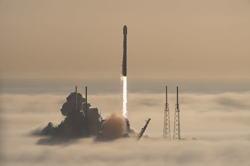Falcon 9 Starlink 4-1 Launch, Photo Courtesy SpaceX