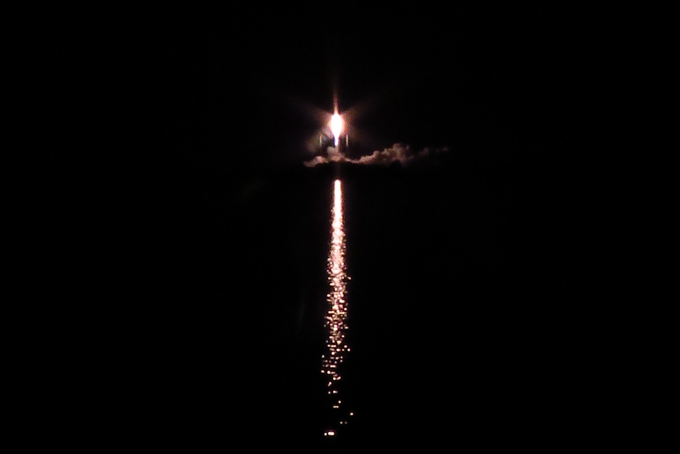 Falcon 9 Starlink 4-3 Launch, Photo Courtesy Buck Bailie, Spaceline