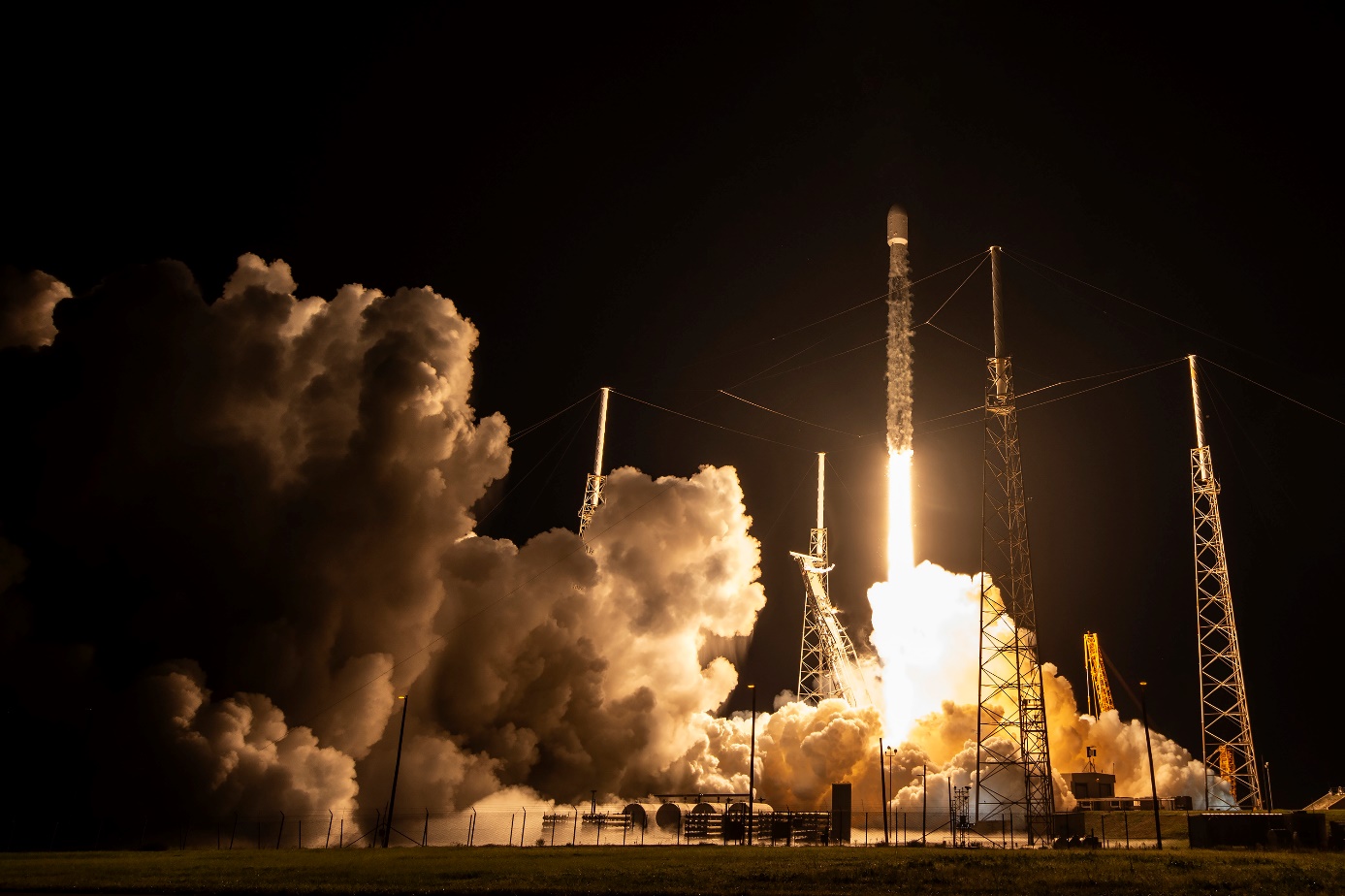 Falcon 9 Starlink 6-13 Launch, Photo Courtesy SpaceX