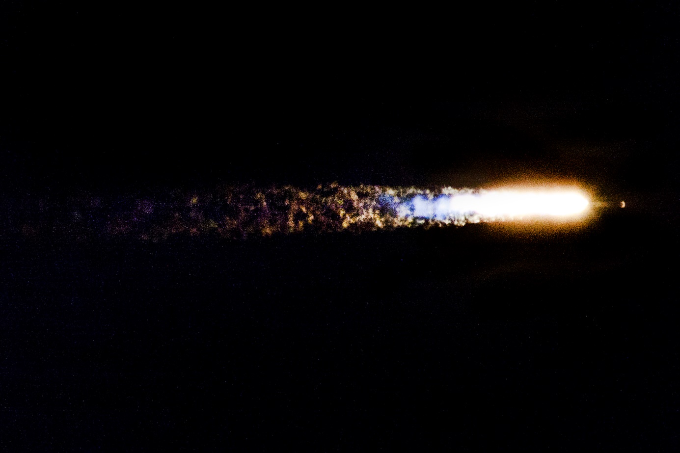 Falcon 9 Starlink 6-11 Downrange, Photo Courtesy Carleton Bailie/Spaceline