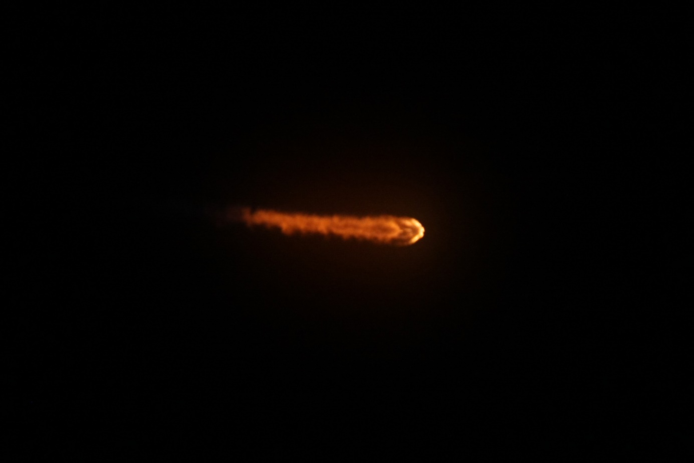 Falcon 9 Starlink 6-6 Downrange, Photo Courtesy Carleton Bailie/Spaceline