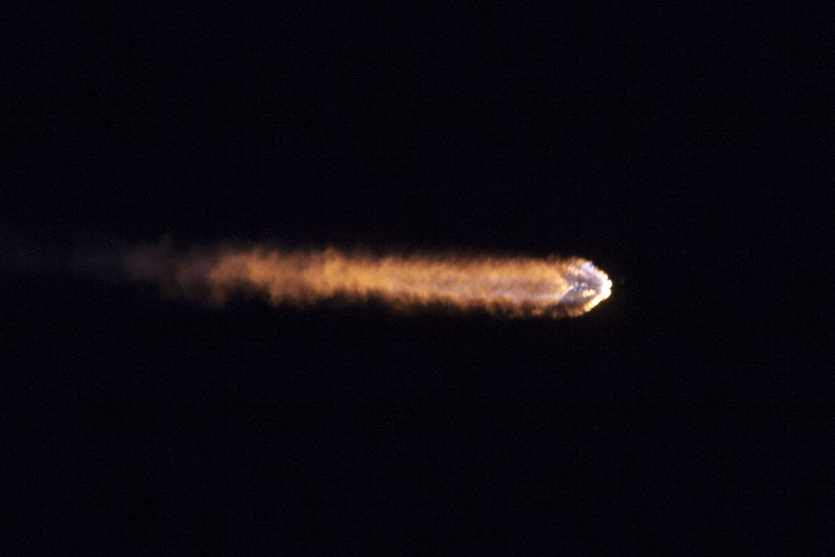 Falcon 9 Starlink 6-24 Downrange, Photo Courtesy Carleton Bailie/Spaceline
